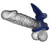 Pretty Love - Mat Double Anneau Avec Vibration & Stimulateur Bleu